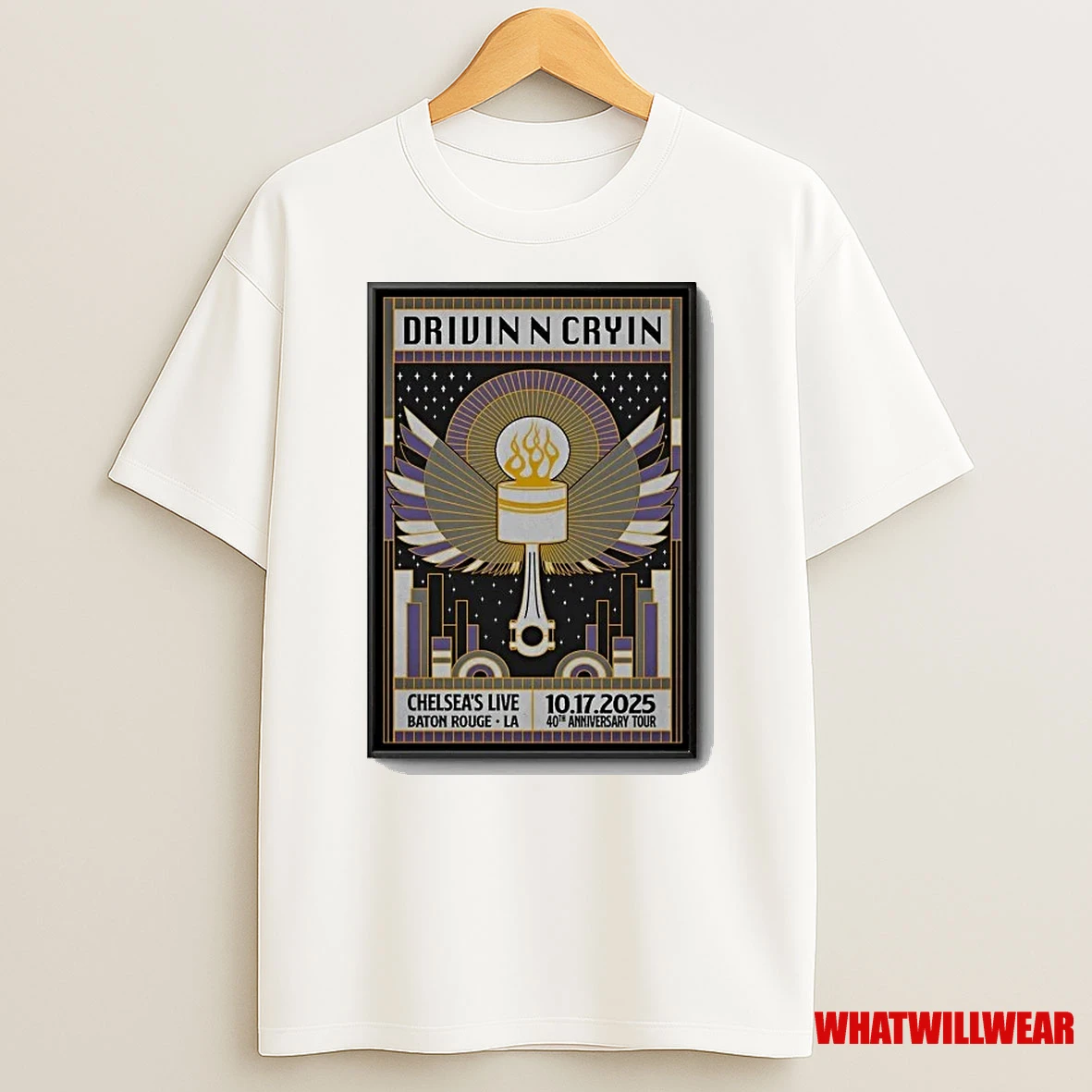 Drivin N Cryin 10 17 2025 Baton Rouge La Shirts