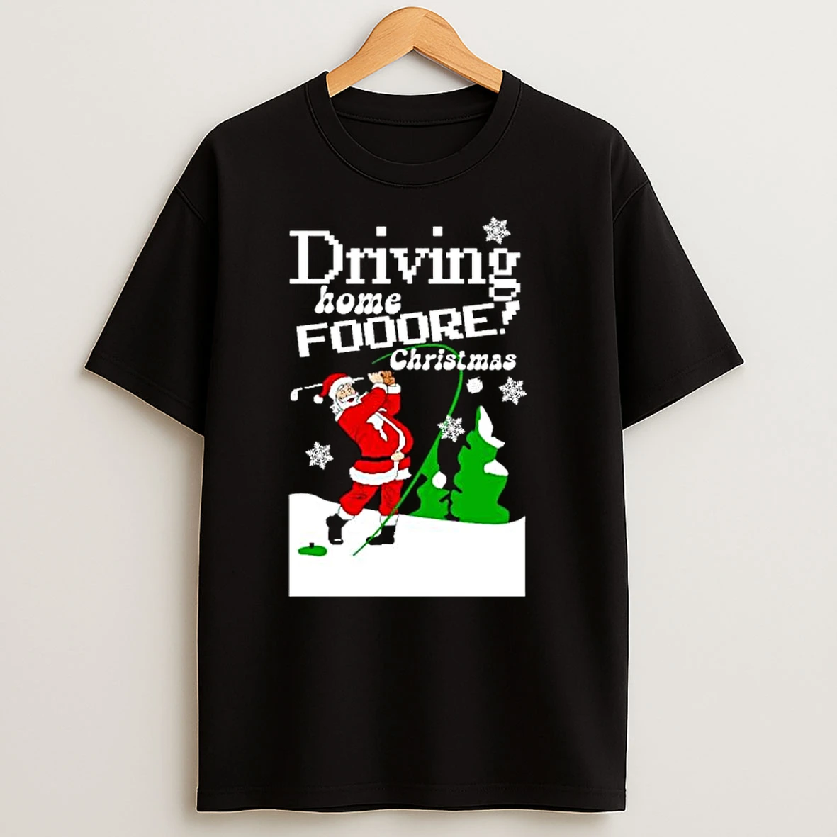 Driving Home Fooore Christmas Golf Christmas Ornaments T Shirts