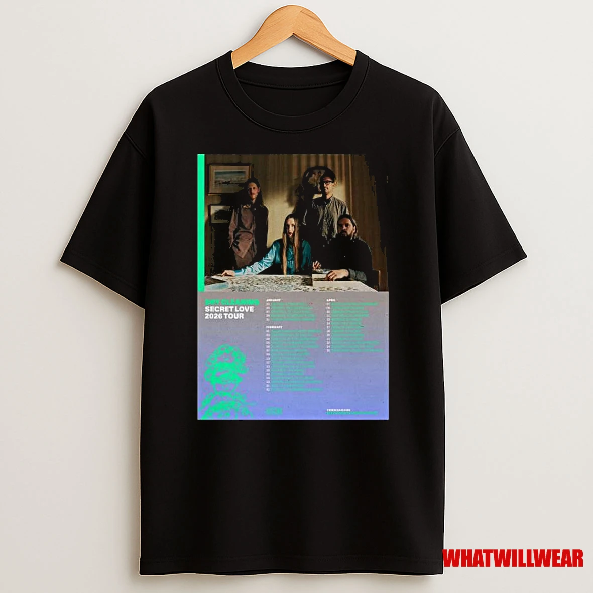 Dry Cleaning Secret Love 2026 Tour Shirts