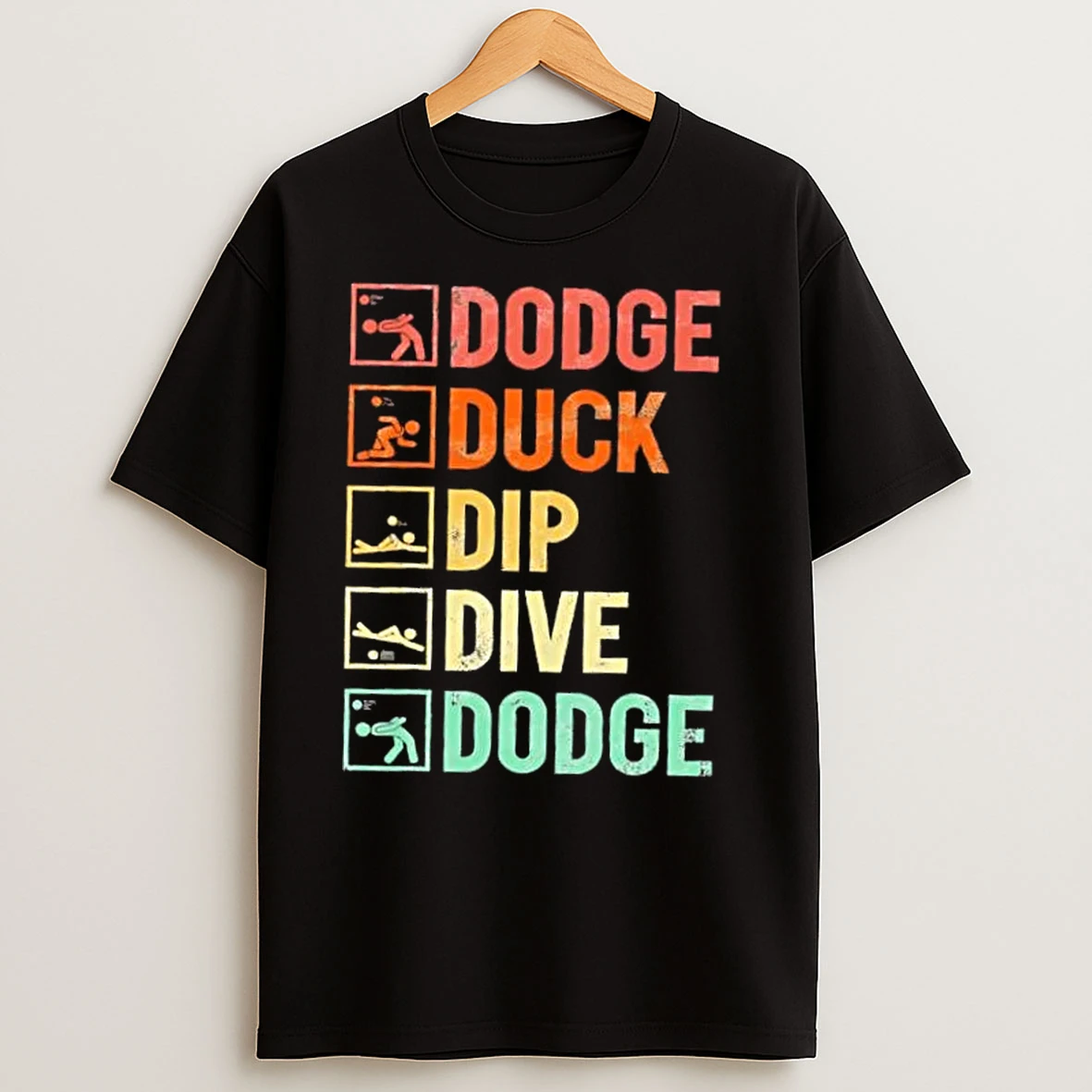 Duck Dip Dive Dodge Gaga Ball Kit Dodgeball Game T Shirts