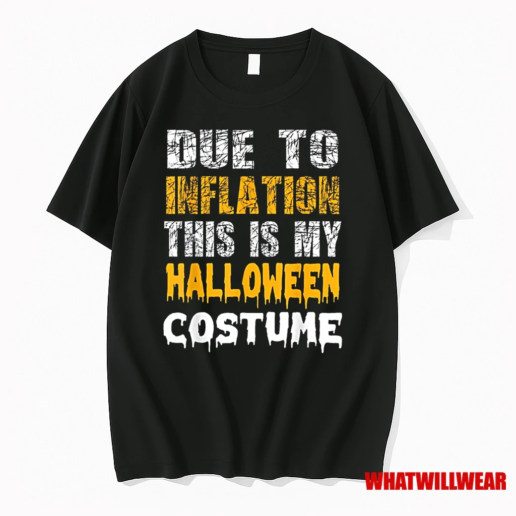Due To Inflation This Is My Funny Halloween Men Costume Shirts