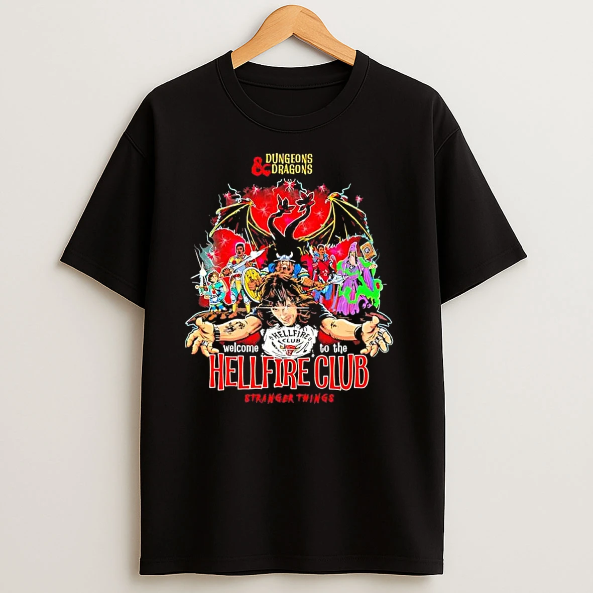 Dungeons And Dragons Welcome To The Hellfire Club Stranger Things T Shirts