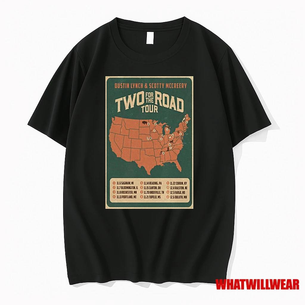 Dustin Lynch Scotty Mccreery Road Tour 2025 Shirts