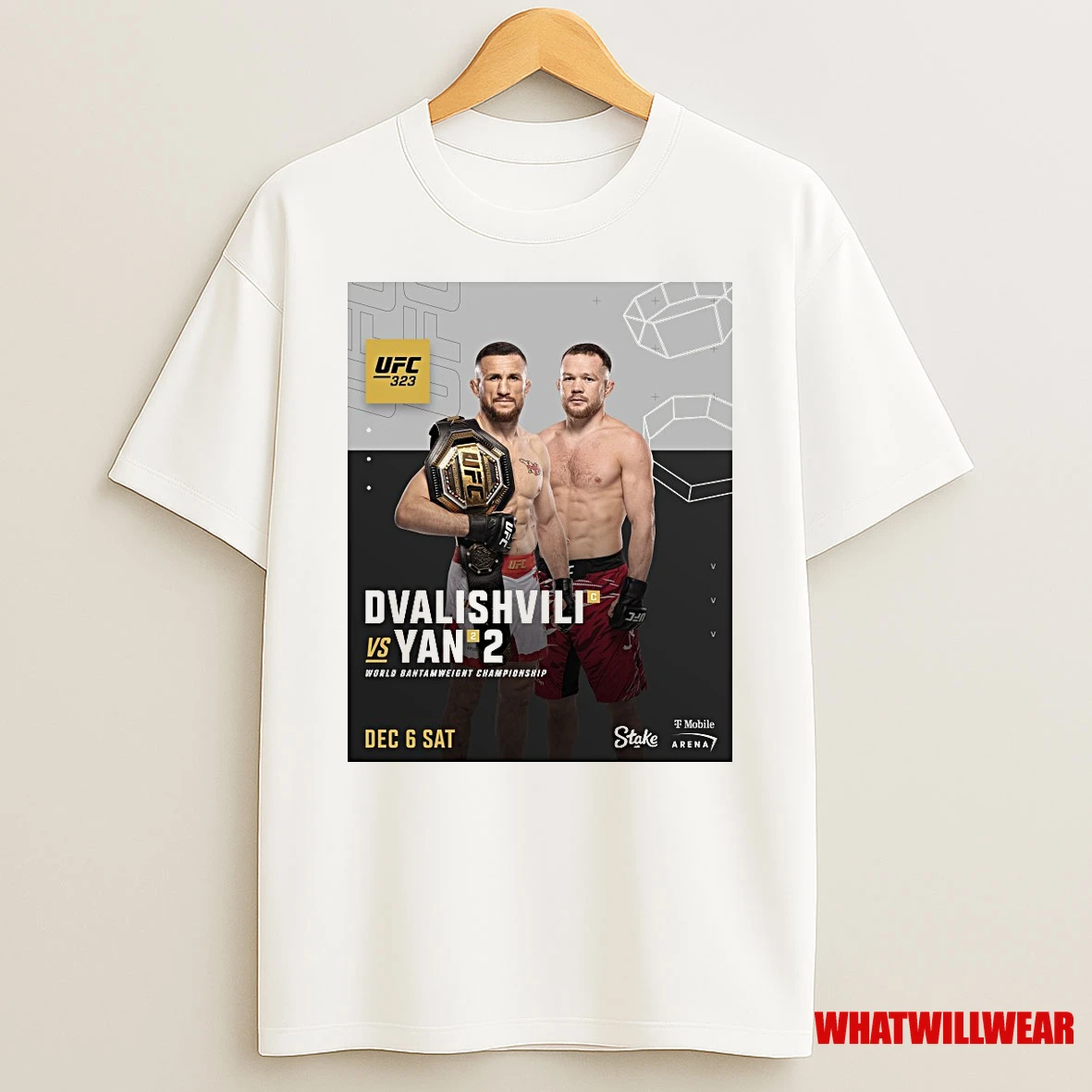 Dvalishvili Vs Yan 2 Ufc 323 Uorld Bantamweight Championship December 6 2025 Shirts