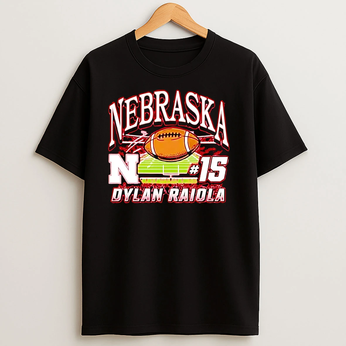 Dylan Raiola Nebraska Cornhuskers Stadium T Shirts