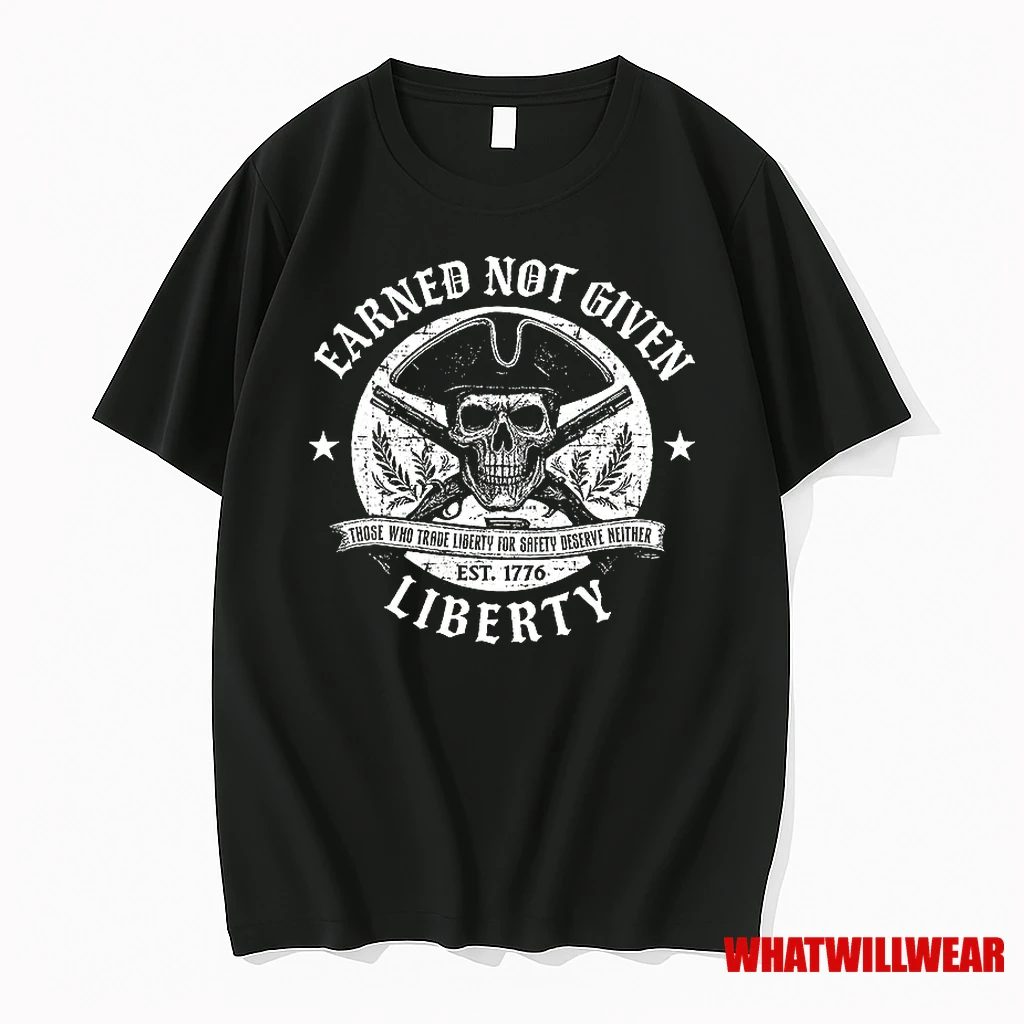 Earned Not Given Liberty Shirts