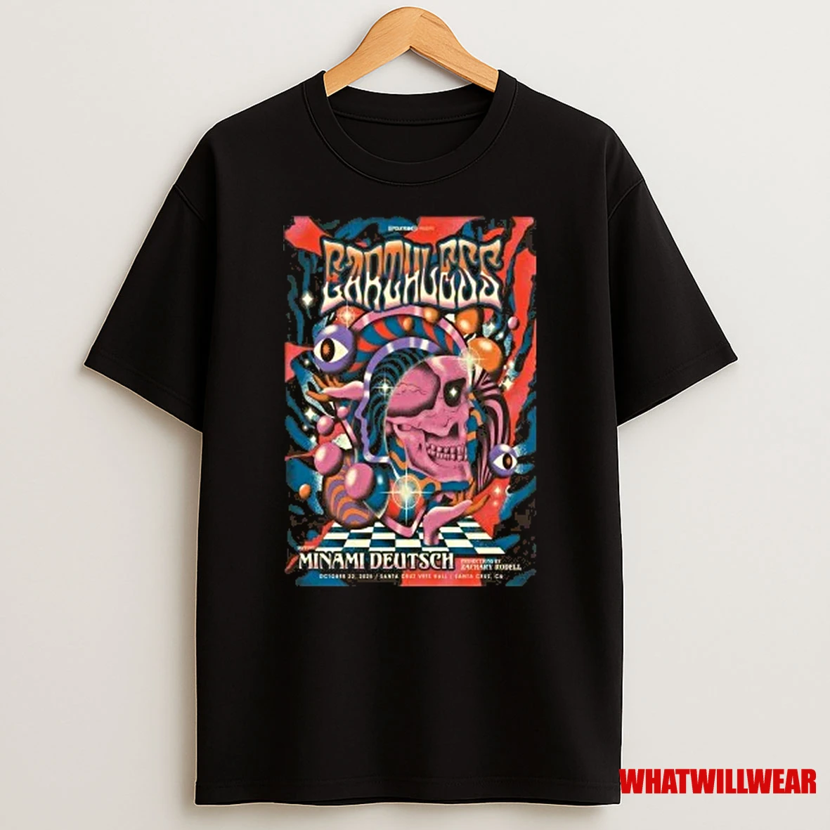 Earthless Oct 22 2025 Santa Cruz Veterans Hall In Santa Cruz Ca Shirts