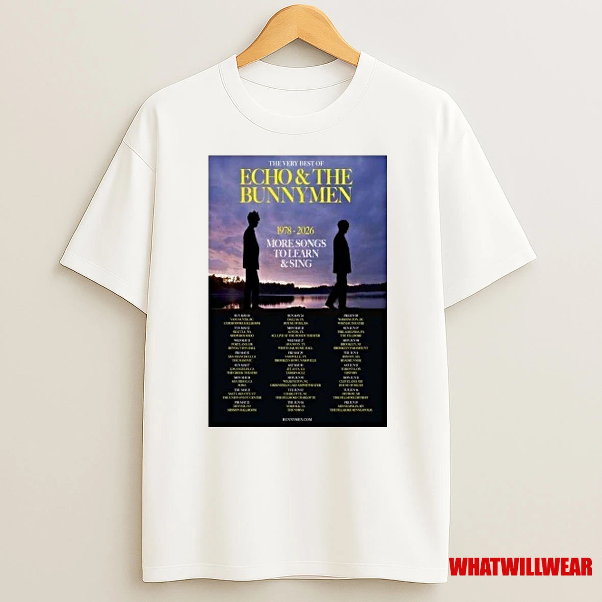 Echo And The Bunnymen North America 2026 Shirts
