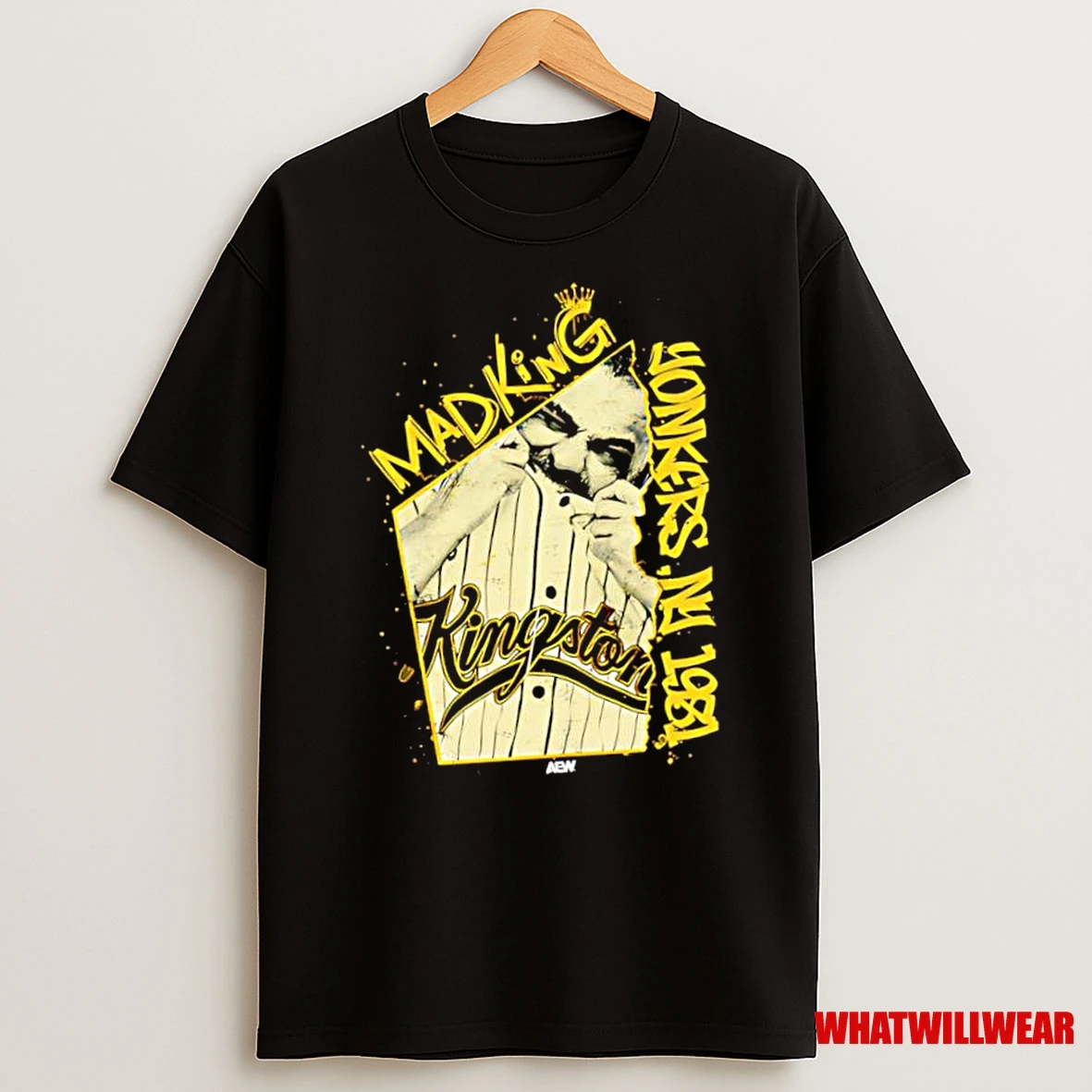 Eddie Kingston Mad King Yonkers Ny 1981 Graphic Shirts