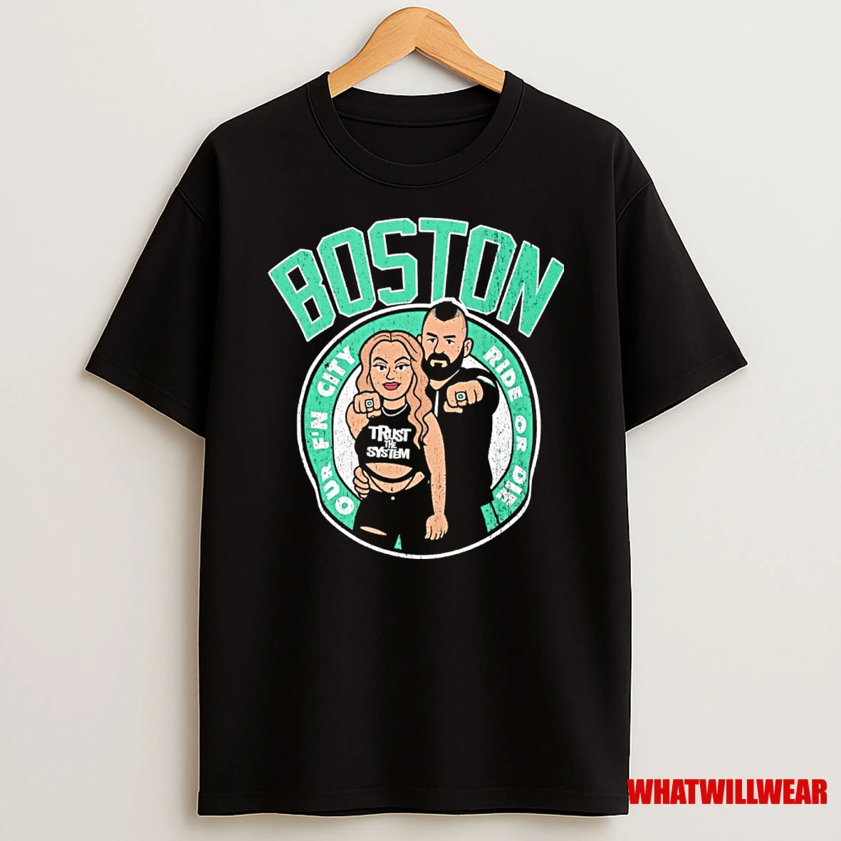 Eddie And Alisha Boston Our Fn City Shirts