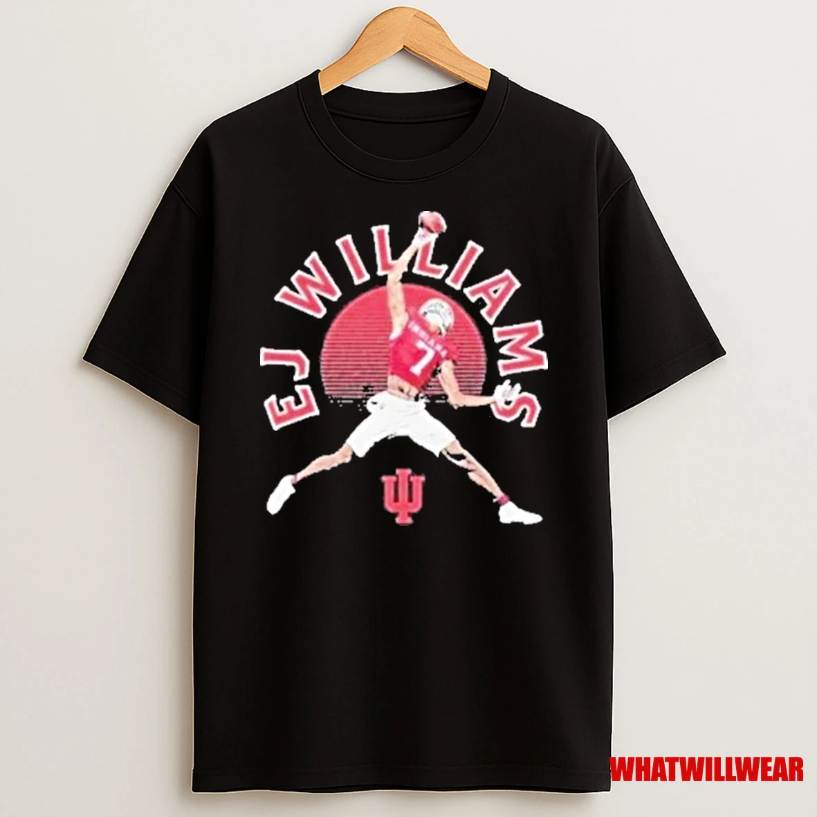 Ej Williams Indiana Hoosiers Illustrated Player Shirts