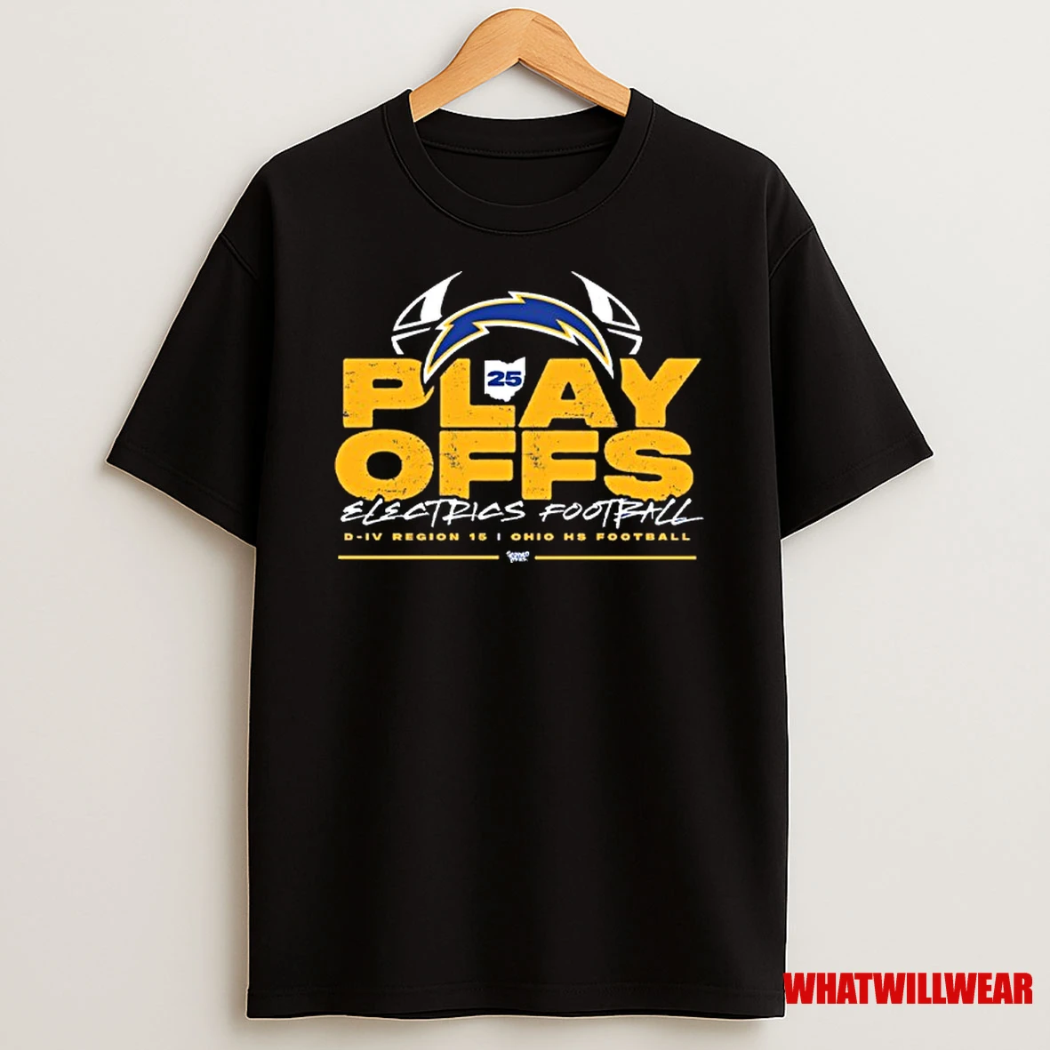 Electrics Football 2025 Playoffs D Iv Region 15 Ohio Hs Football Shirts