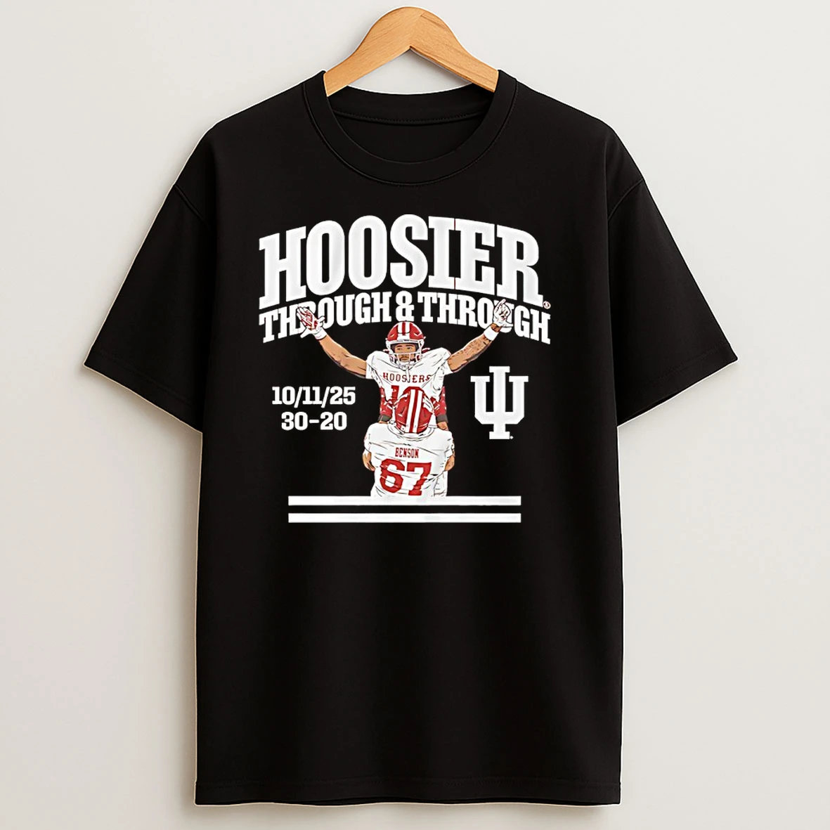 Elijah Sarratt Hoosier Through And Through Indiana 30 20 Oregon T Shirts