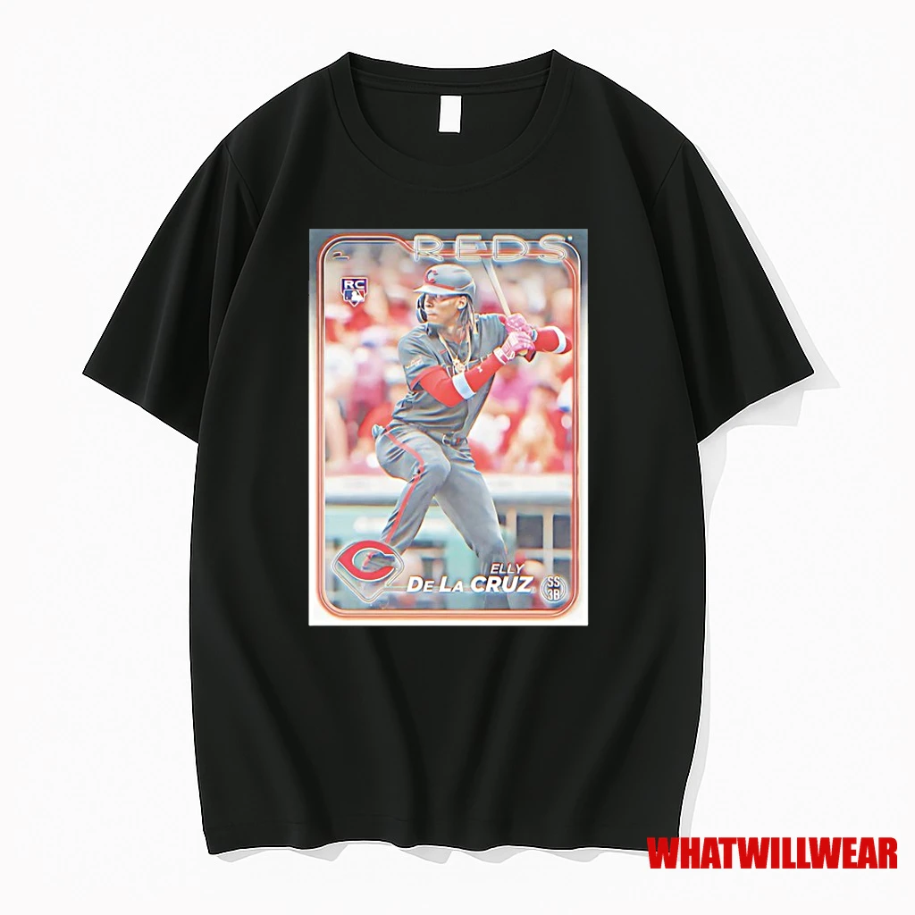 Elly De La Cruz Cincinnati Reds 2024 Card Player Shirts