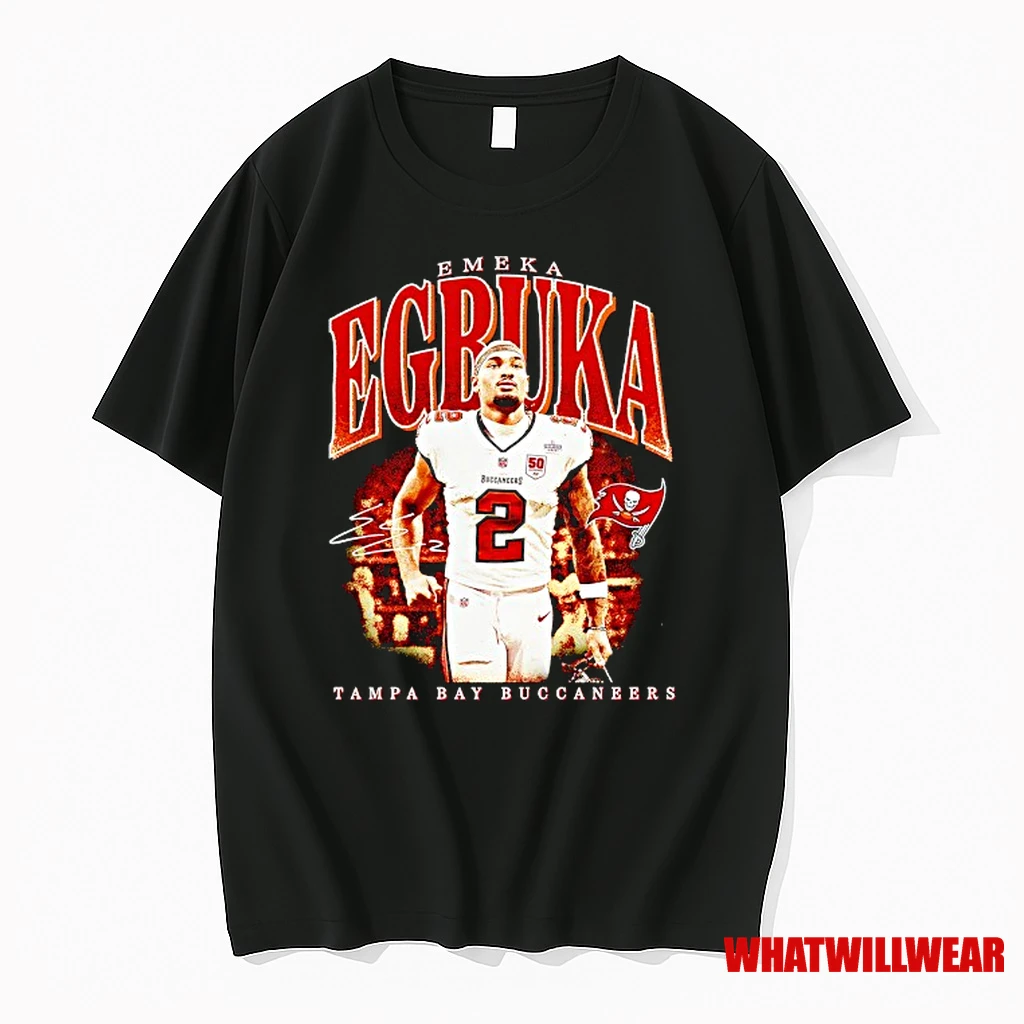 Emeka Egbuka Tampa Bay Buccaneers Football Signature Shirts