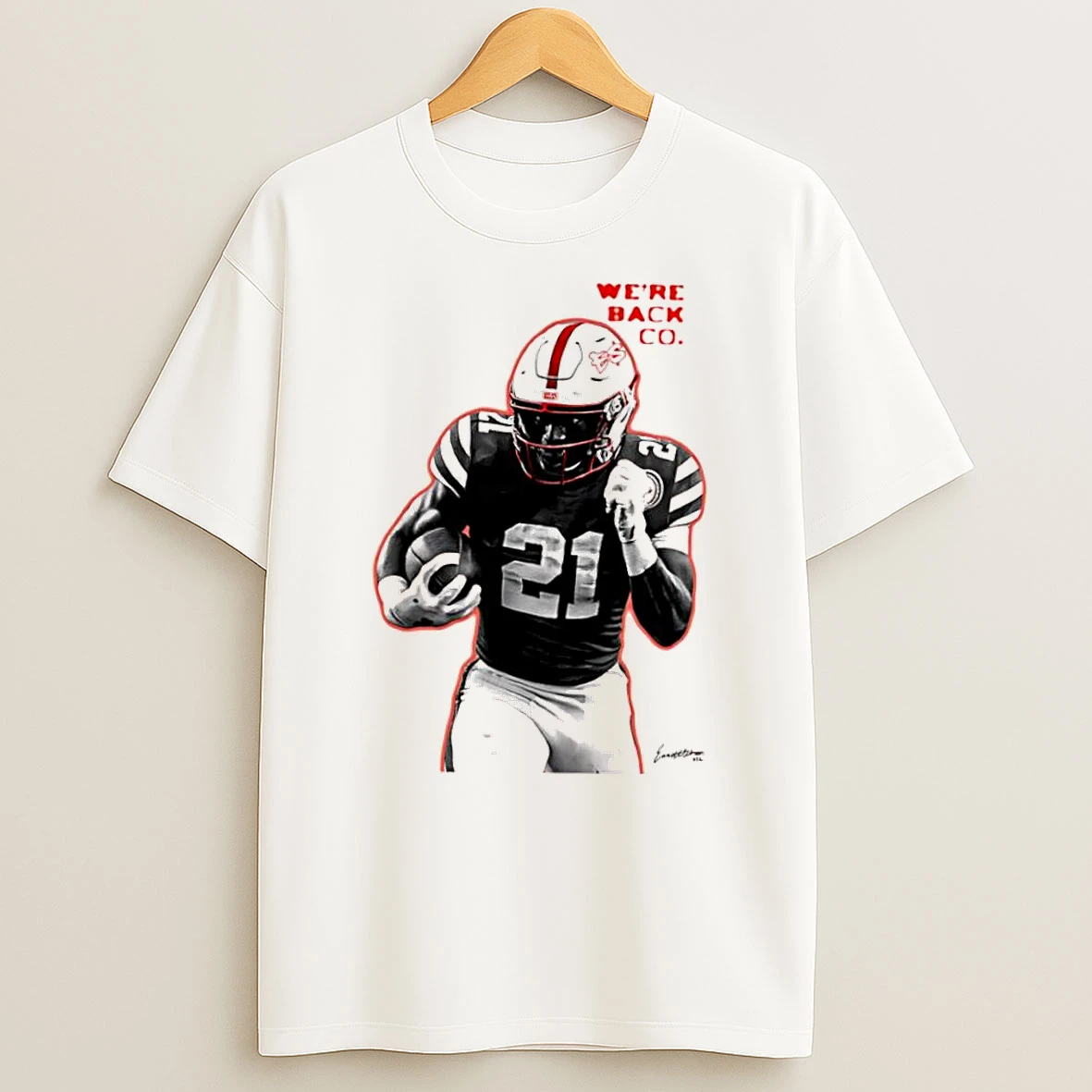 Emmett Johnson Nebraska Running Back Emoney Backfield Were Back Co Shirts