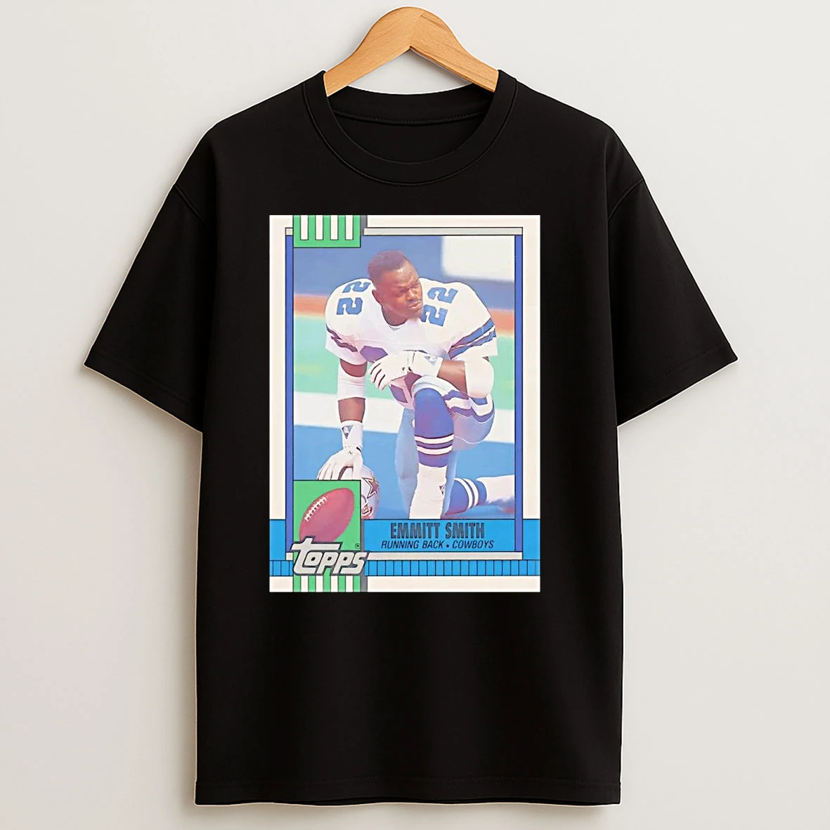 Emmitt Smith Trading Card Cowboys T Shirts