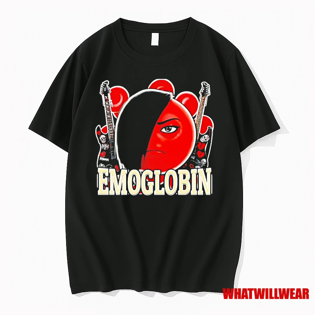 Emogloblin Emo Red Blood Cell Goth Rock Guitar Shirts