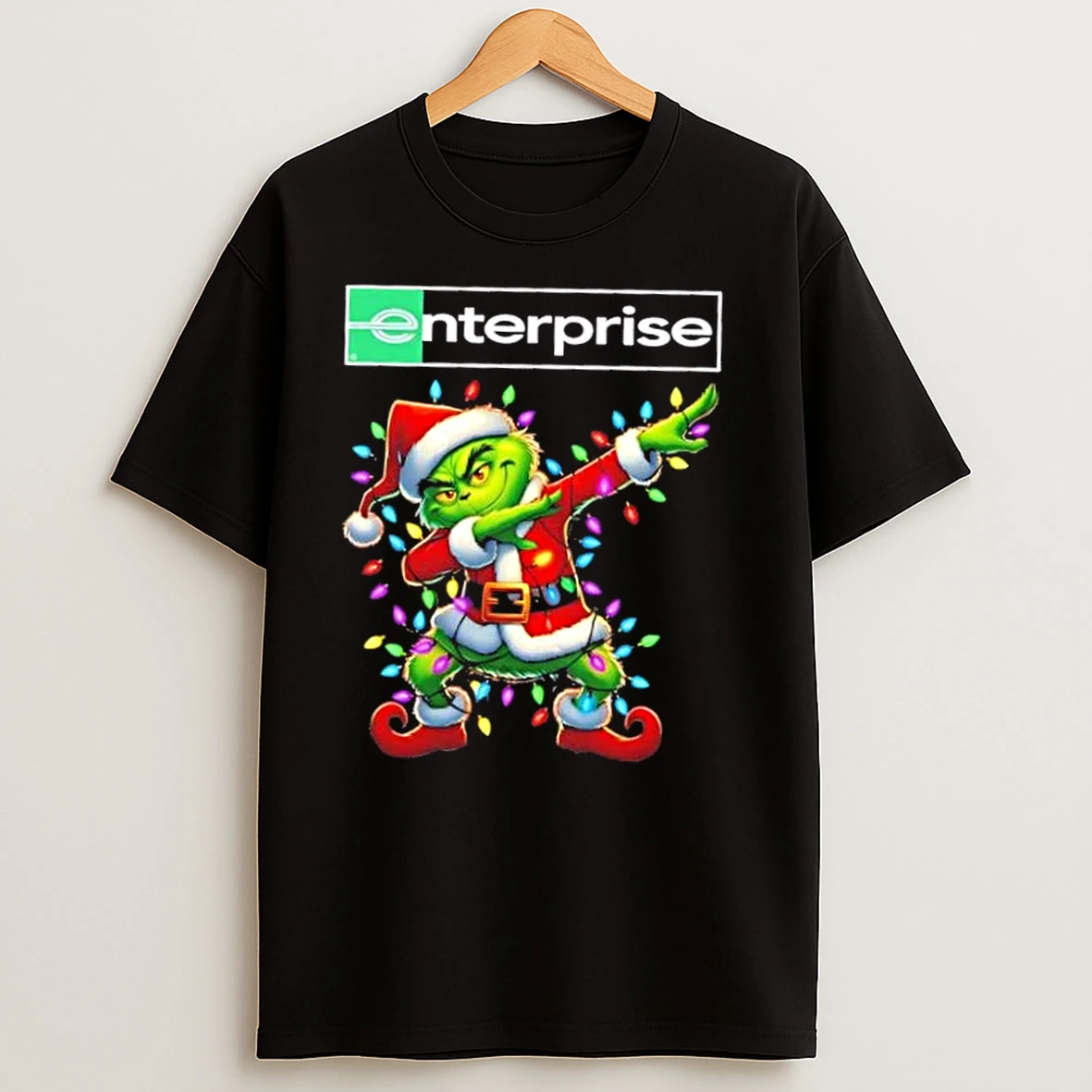 Enterprise Rent A Car X Grinch Dabbing Merry Christmas T Shirts