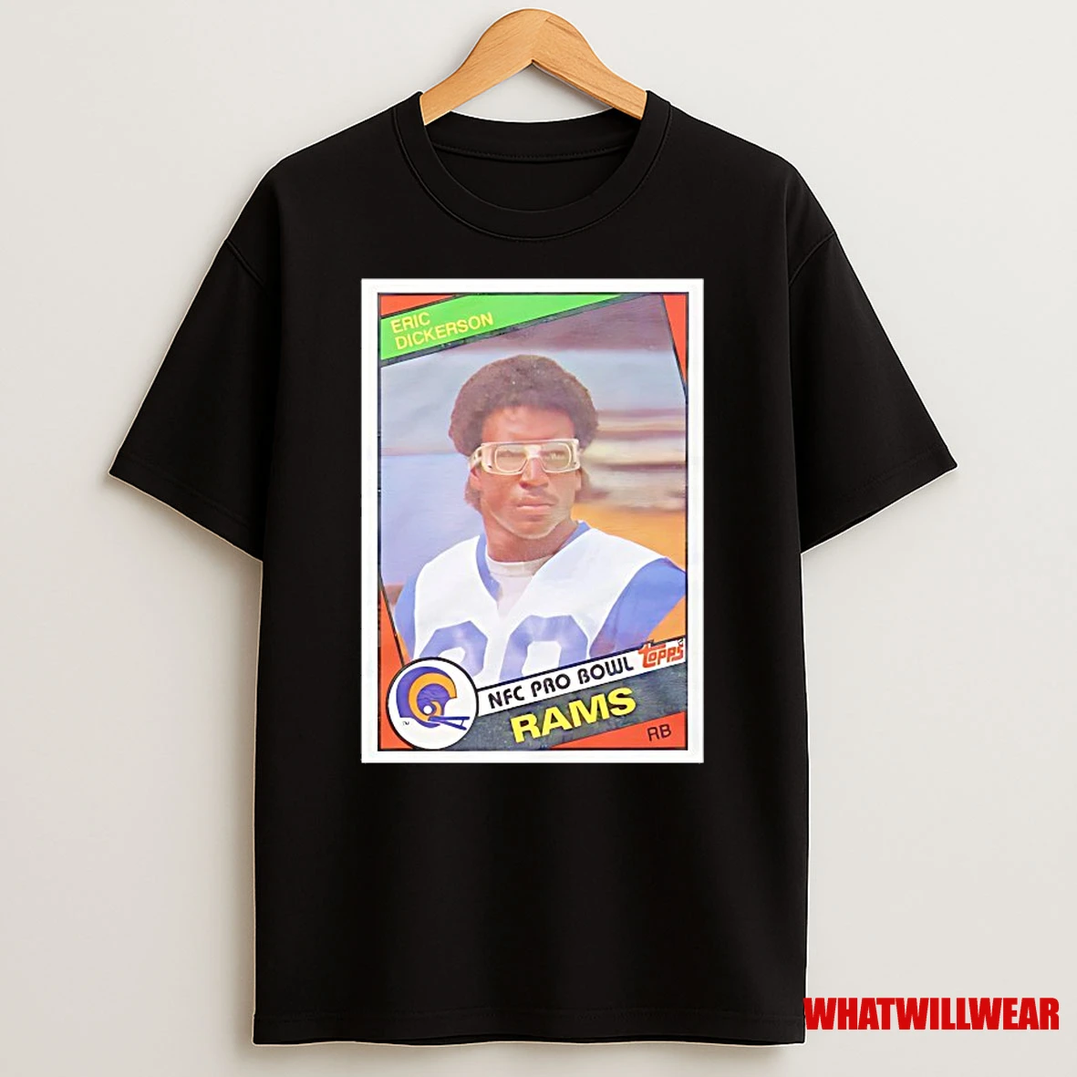 Eric Dickerson Los Angeles Rams 1984 Nfl Football Card Shirts