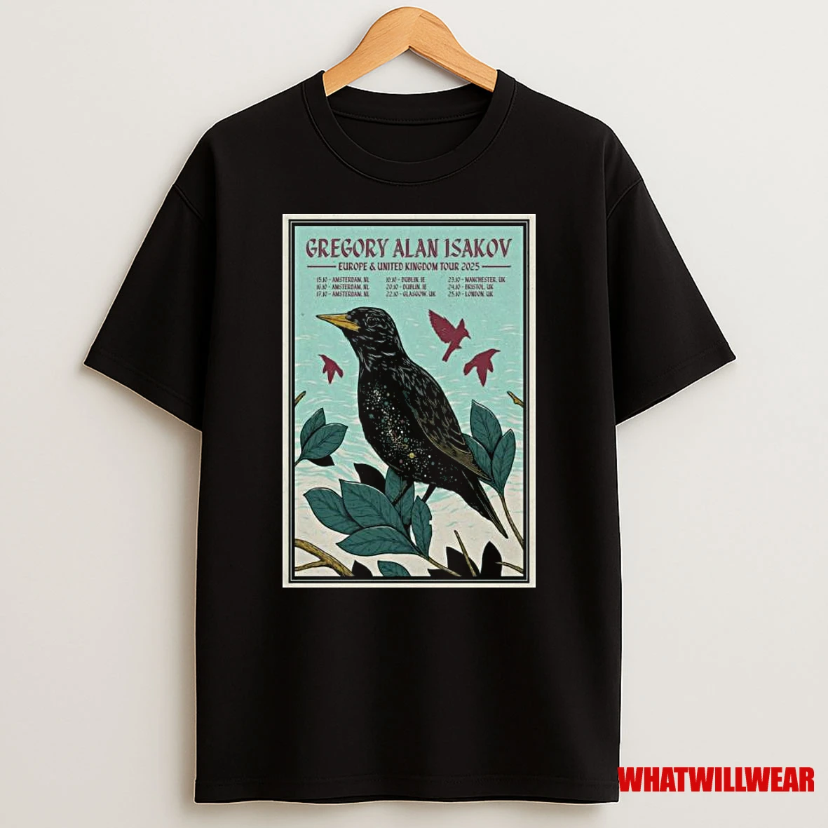 Europe And United Kingdom Tour 2025 Gregory Alan Isakov Shirts