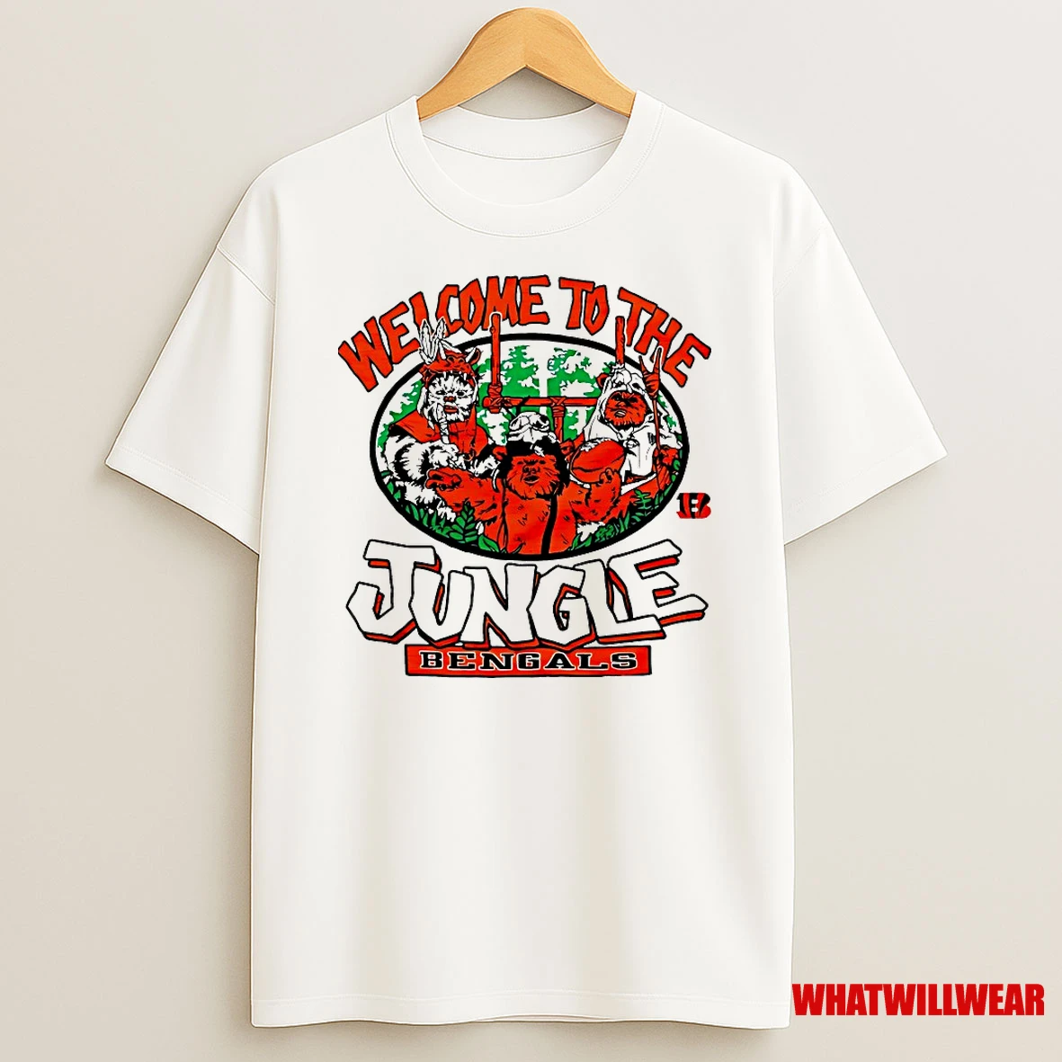 Ewok Star Wars X Cleveland Browns Welcome To The Jungle Shirts