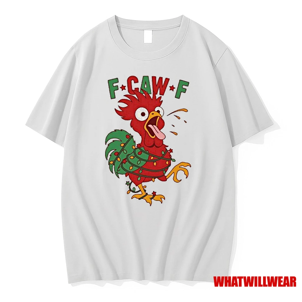 F Caw F Christmas Santa Crow Shirts