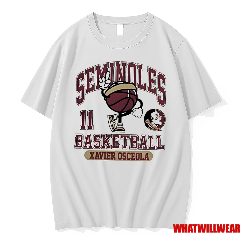 Fsu Seminoles Xavier Osceola 11 Basketball Shirts