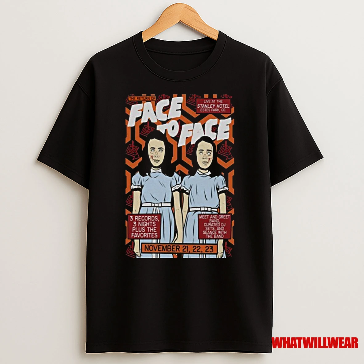 Face To Face Stanley Hotel Estes Park Co Tour 2025 Shirts