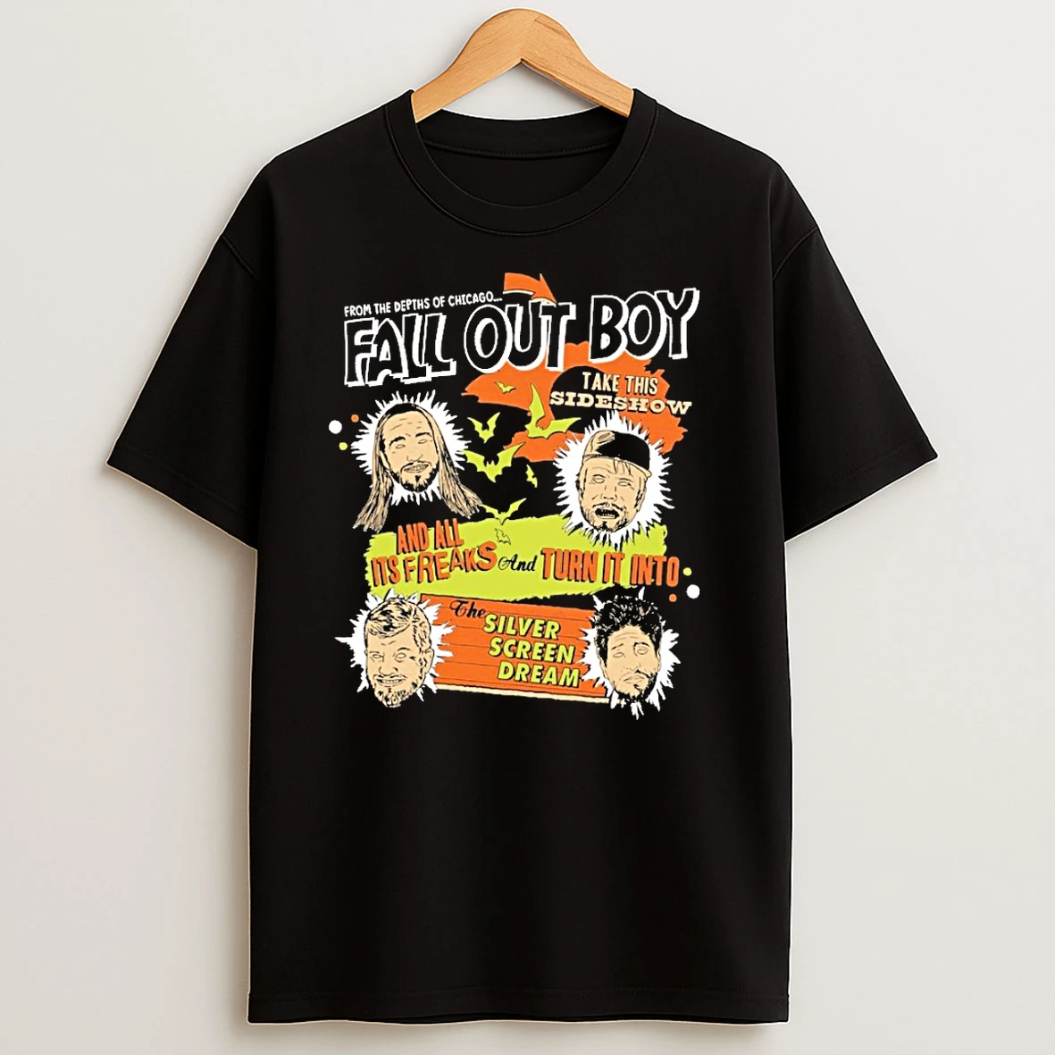 Fall Out Boy Novocaine Lyric Take This Sideshow And All Its Freans And Turn Into The Silver Screen Dream T Shirts