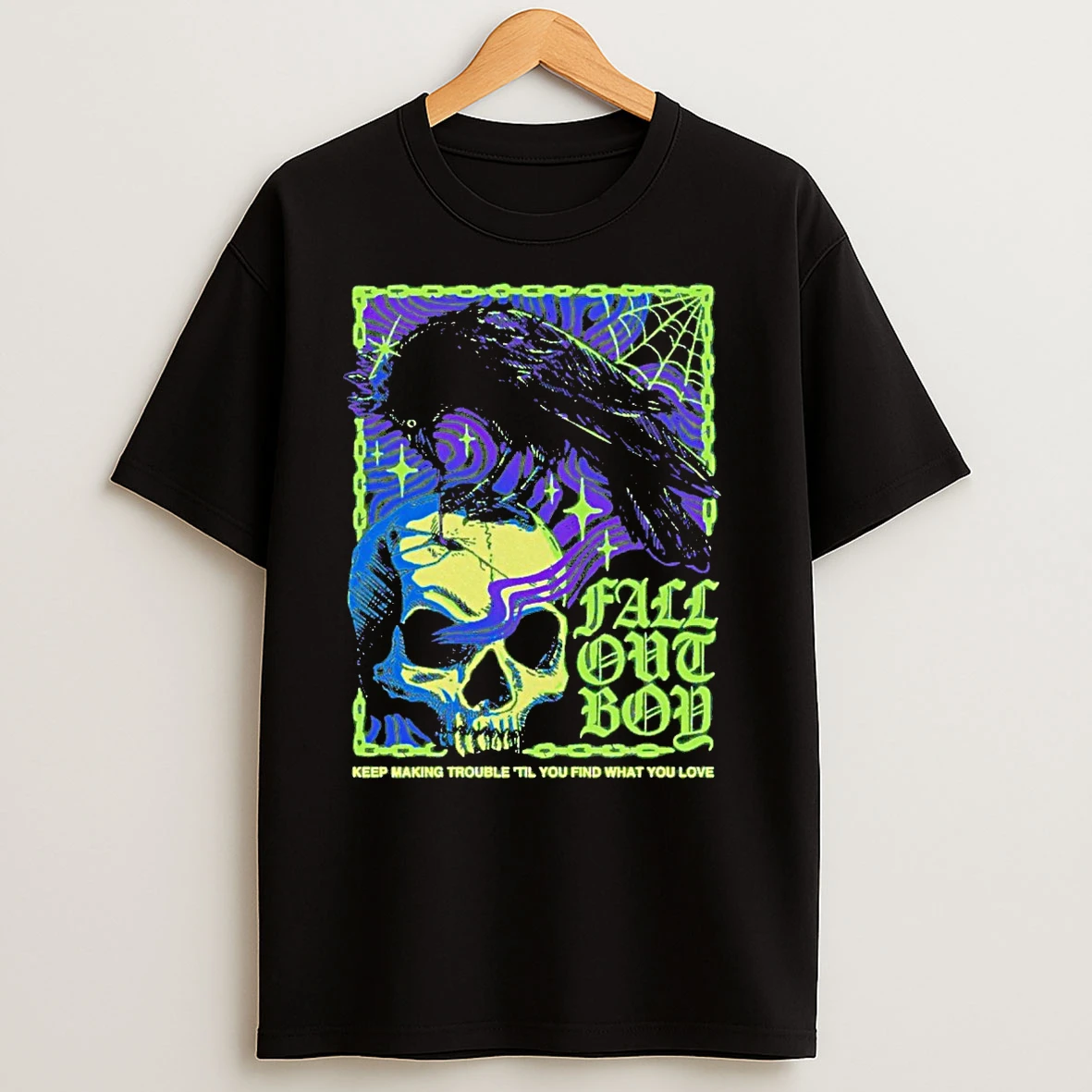 Fall Out Boy Skull Light T Shirts