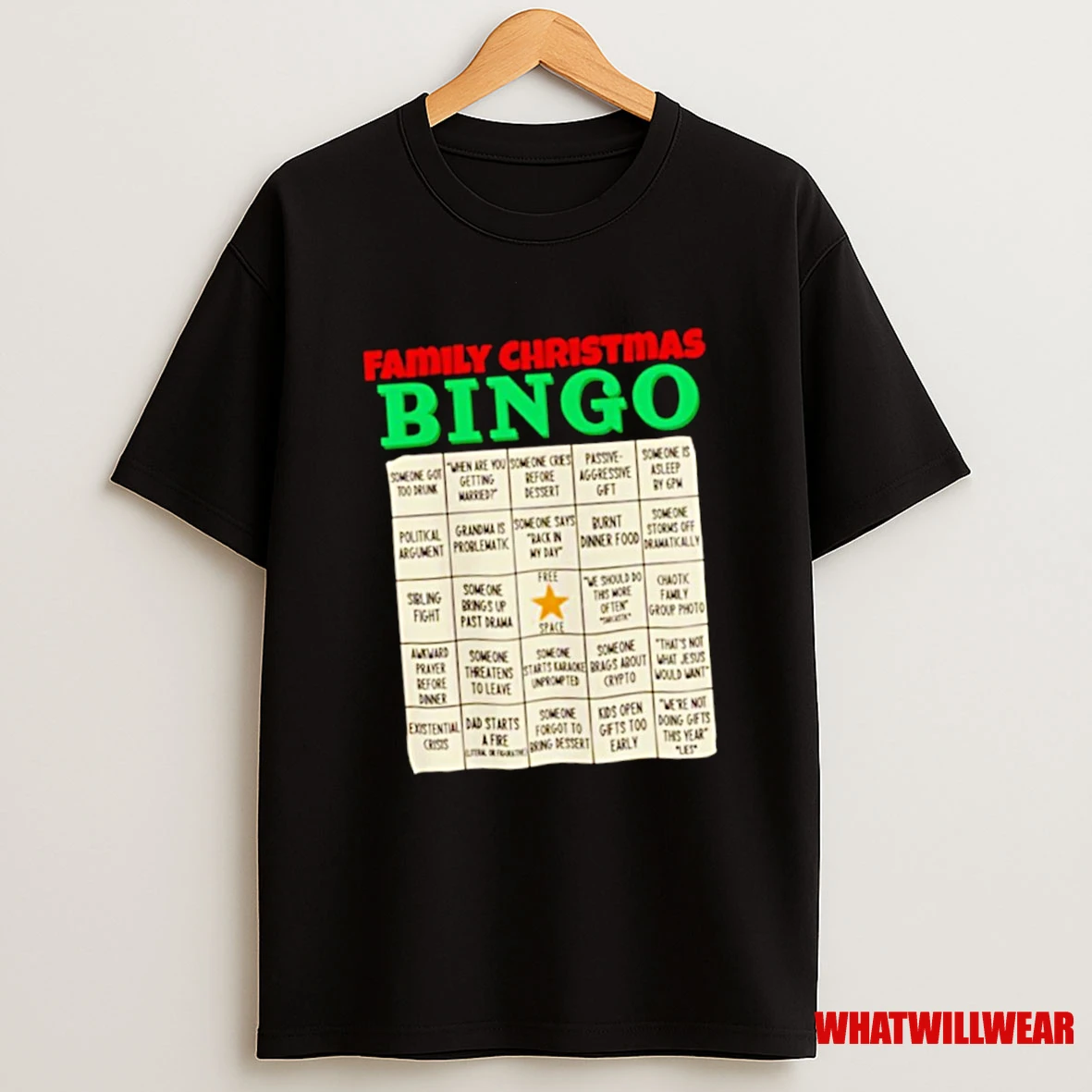 Family Christmas Bingo Shirts