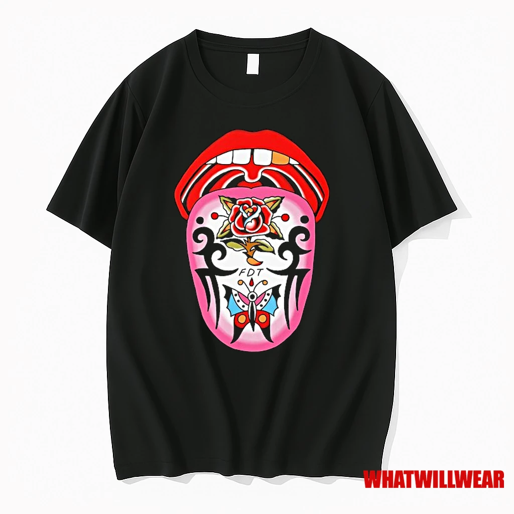 Fat Dragon Nats Tongue Tattoos Shirts