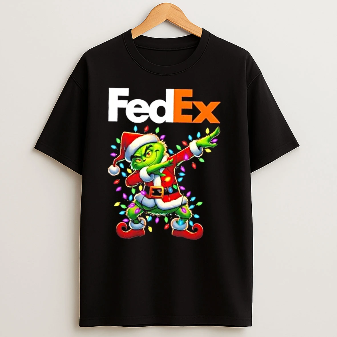 Fedex X Grinch Dabbing Merry Christmas T Shirts
