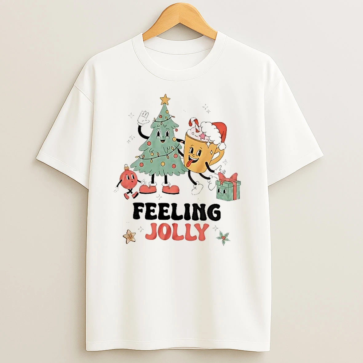 Feeling Jolly Christmas T Shirts
