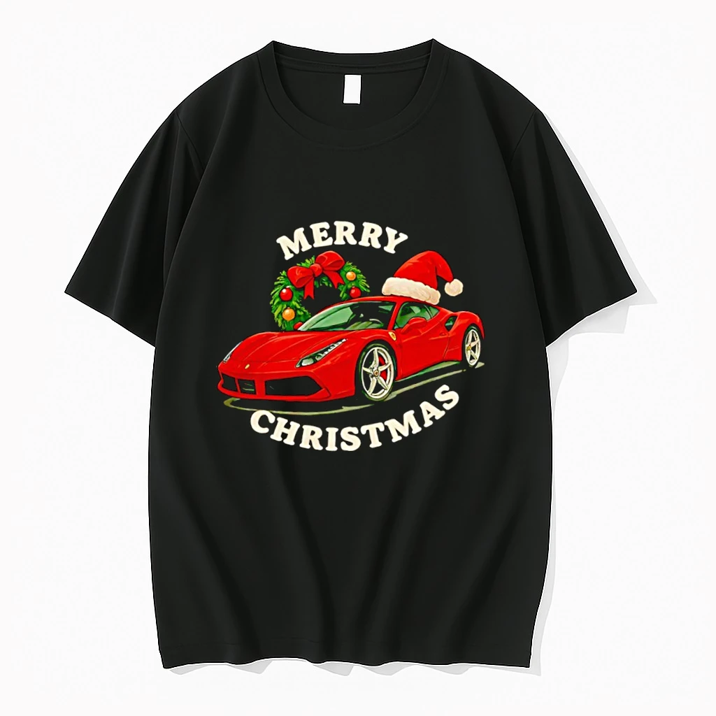 Ferrari Merry Christmas Red Car Shirts