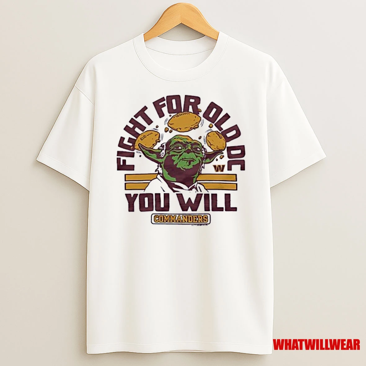 Fight For Old Dc You Will Star Wars X Washington Commanders Shirts