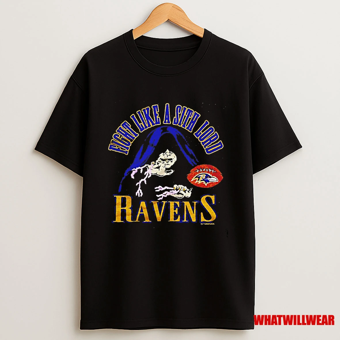 Fight Like A Sith Lord Baltimore Ravens Star Wars Shirts