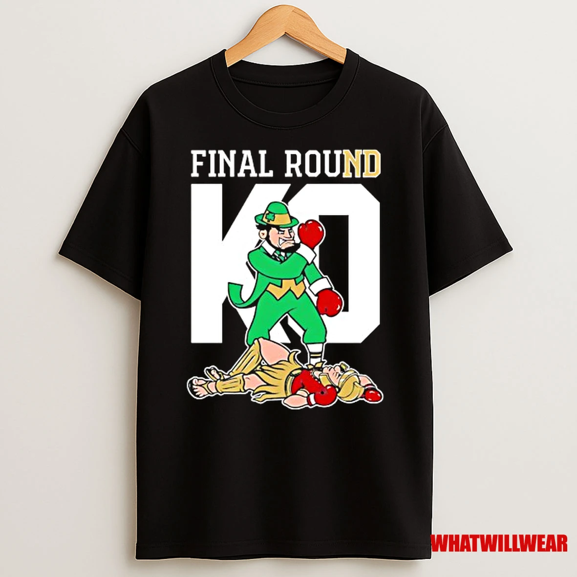 Final Round Ko Notre Dame Fighting Irish Beat Usc Trojans Shirts