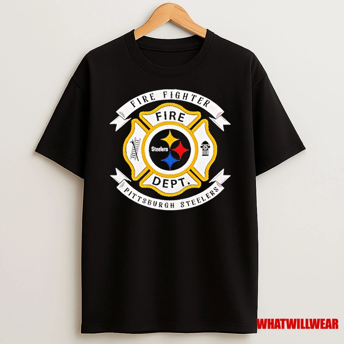 Fire Fighter Pittsburgh Steelers 2025 Logo Shirts