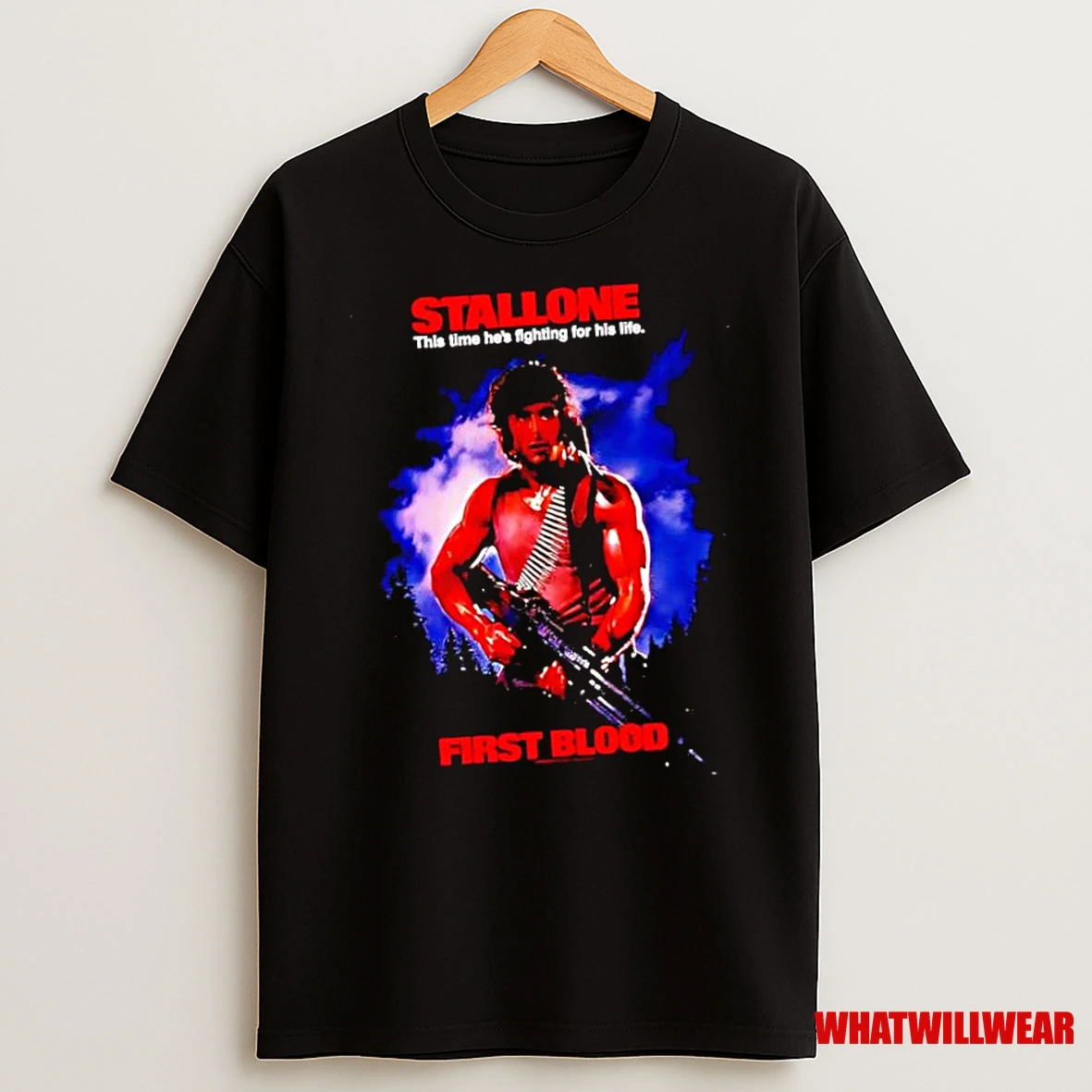 First Blood John Rambo Sylvester Stallone This Time Hes Fighting For His Life Shirts