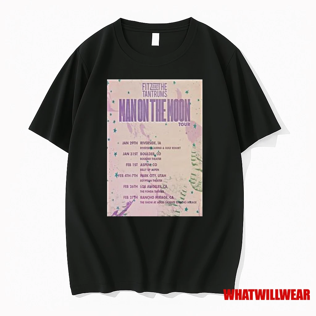 Fitz And The Tantrums The Man On The Moon Tour 2026 Shirts