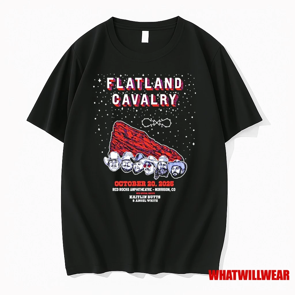 Flatland Cavalry Red Rocks Morrison Colorado Oct 20 2025 Shirts