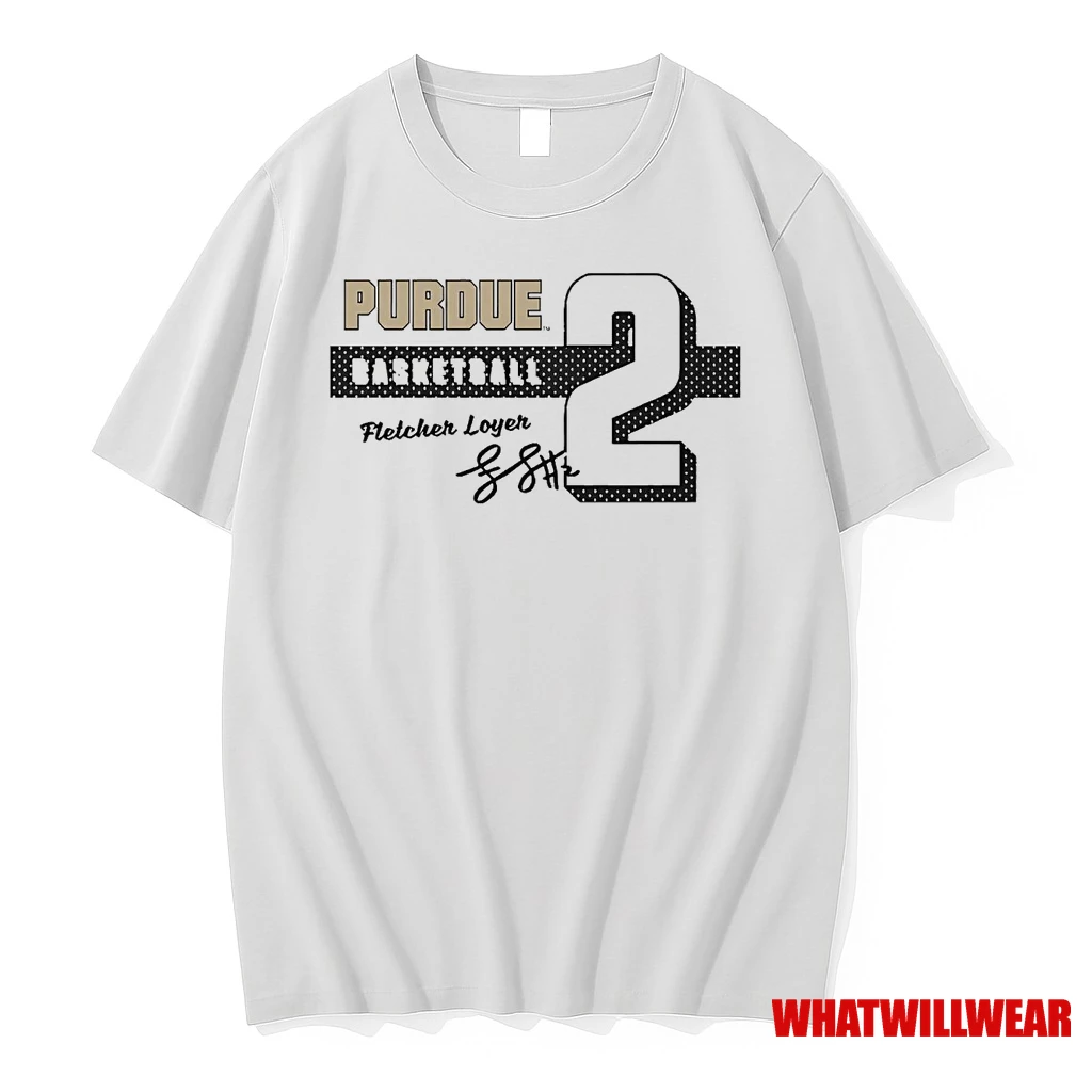 Fletcher Loyer 2 Siganture Purdue Boilermakers Shirts