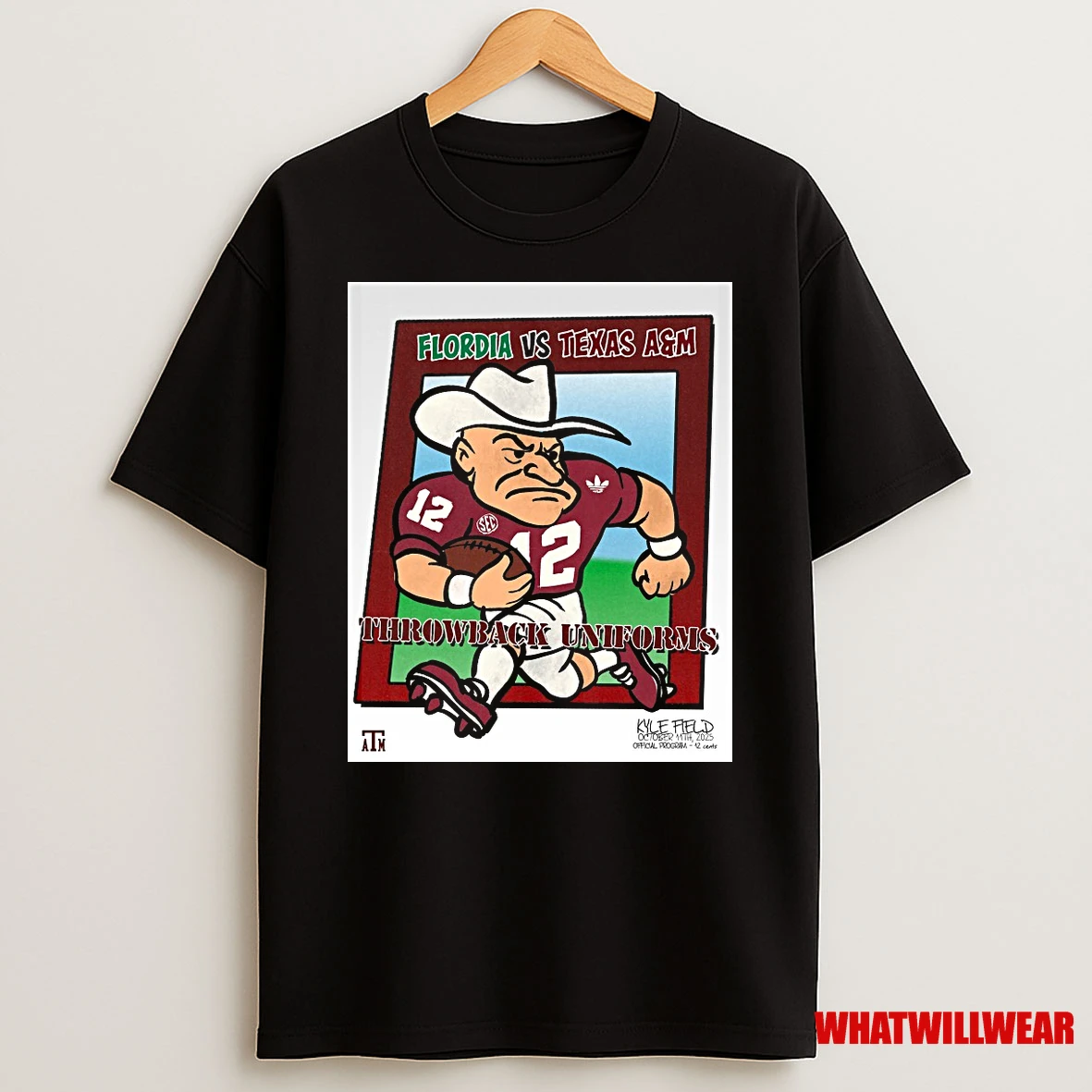Florida Gators Vs Texas Am Aggies Throwback Uniform Kyle Field October 11th 2025 Shirts