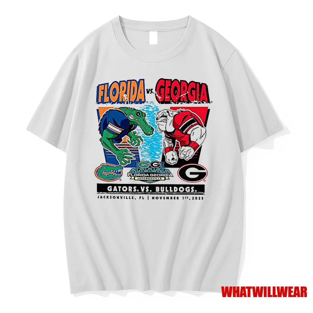 Florida Gators Vs Georgia Bulldogs 2025 Matchup Jacksonville 2025 Shirts