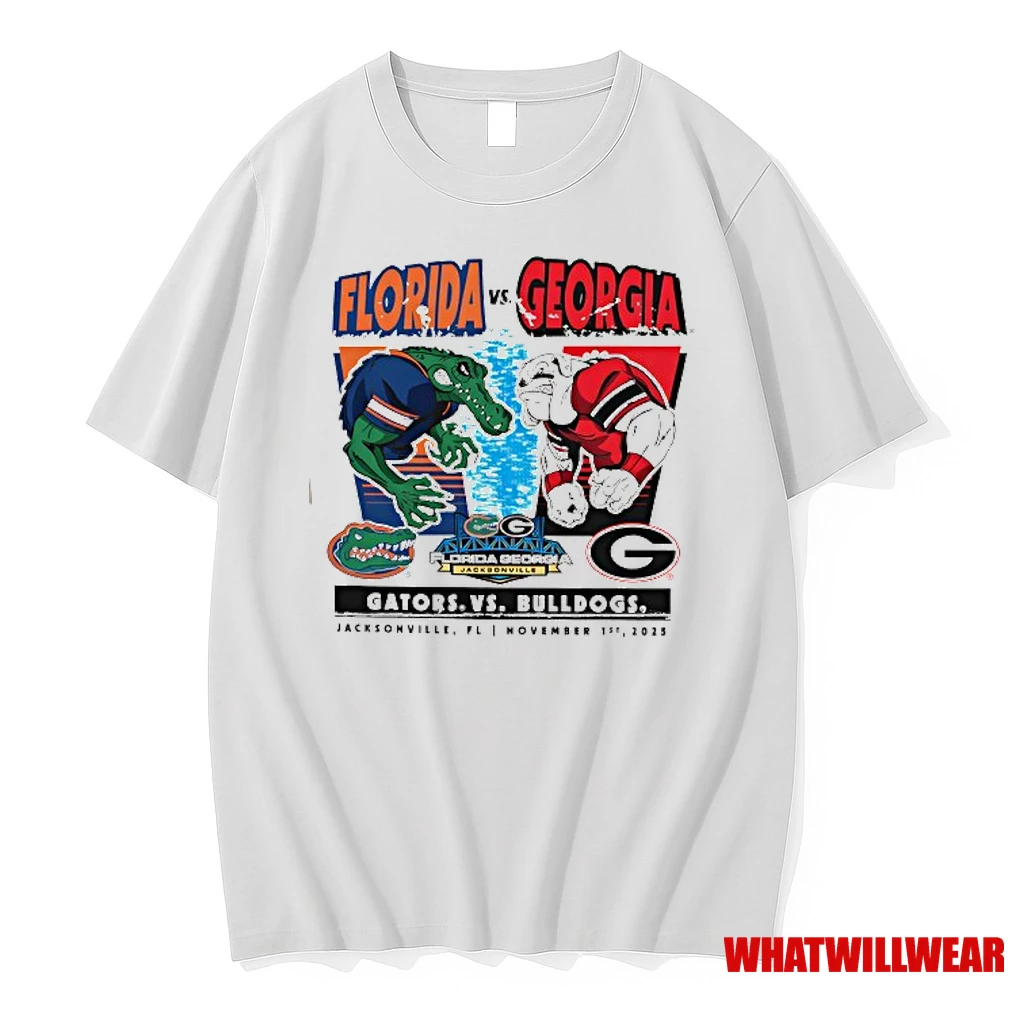 Florida Gators Vs Georgia Bulldogsjacksonville Fl Nov 1st 2025 Nfl Shirts