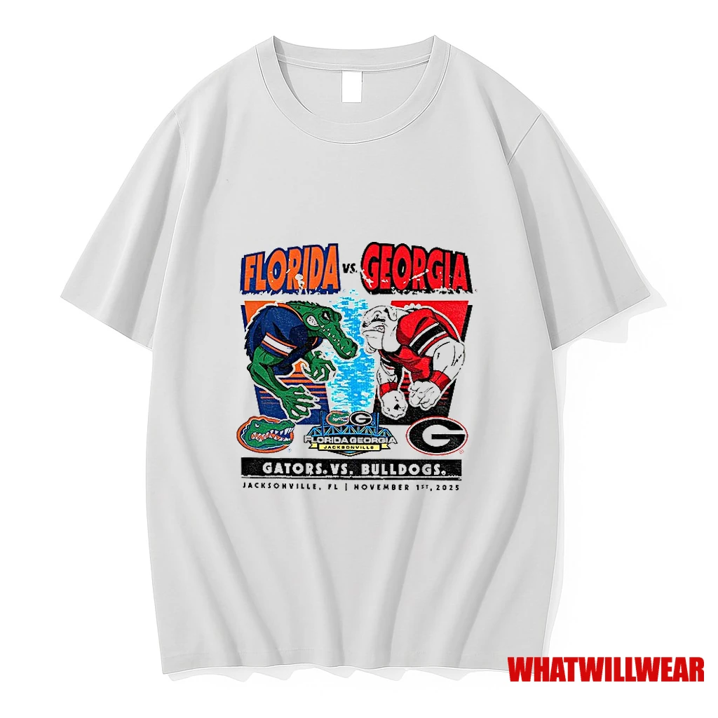 Florida Gators Vs Georgia Bulldogs 47 2025 Football Jacksonville Shirts