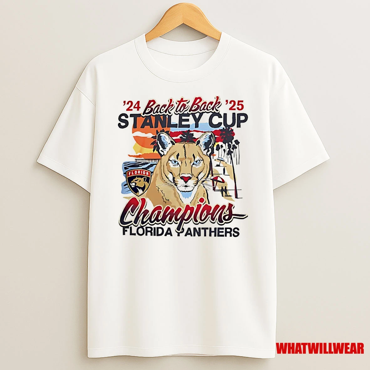 Florida Panthers Stanley Cup Champs Back To Back 24 25 Shirts
