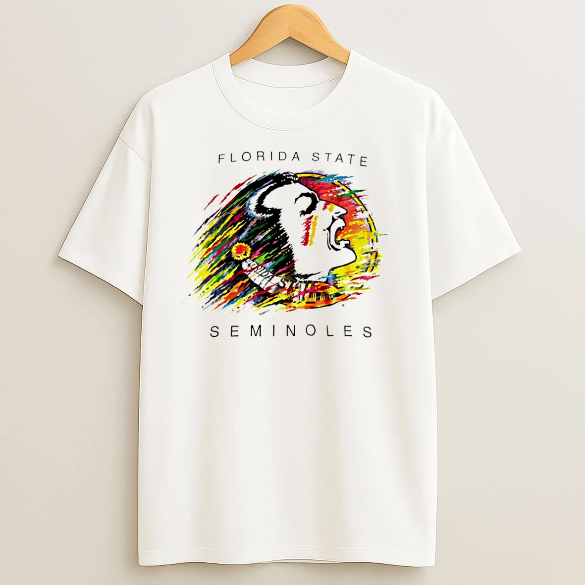 Florida State University Seminoles Rainbow Logo T Shirts